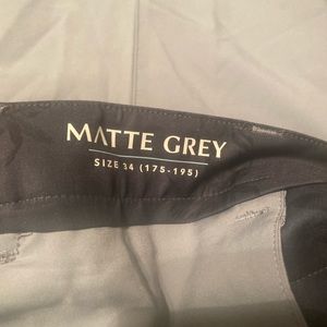 NWOT Matte Grey golf pants